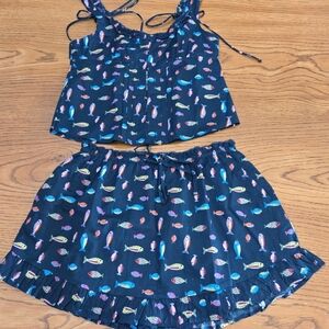 NWT FREE PEOPLE Ella 2-piece Skirt/Tank Sz S